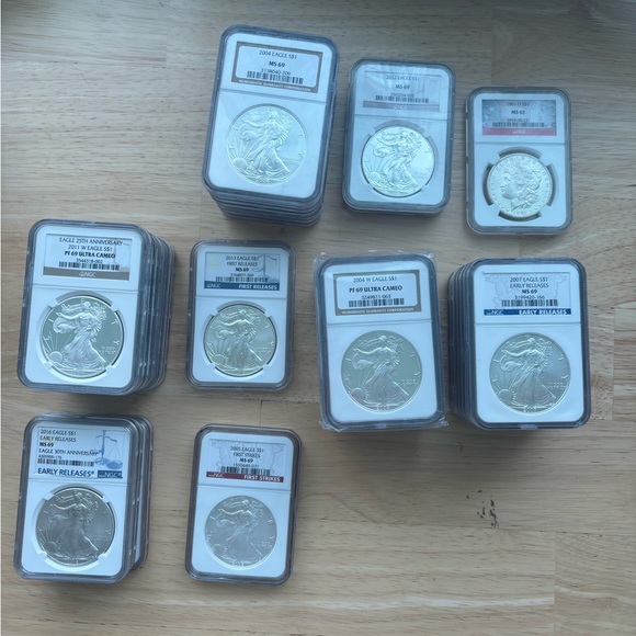 Graded 1 Ounce Silver Eagles COMING SOON - Picture 1 of 1